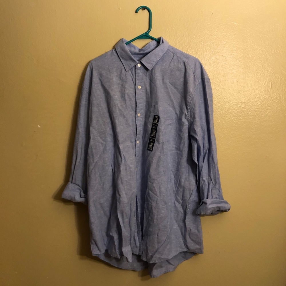 GAP Blue Collared Button Down